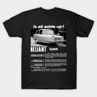 RELIANT REGAL 3/25 - advert T-Shirt